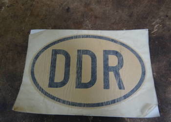 Zarezerwowane kalkomania DDR oryginalny gadżet org DDR