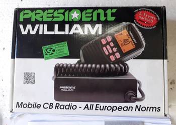 CB Radio President William z anteną
