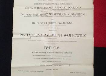 ( 1860 ) Kopia Dyplomu Wyższej Uczelni Kraków, Wojtowicz ( 1860 ) Kopia Dyplomu Wyższej Uczelni Kraków, Wojtowicz