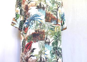 Koszula męska Krótki Rękaw r. M wiskoza H&M NOWA