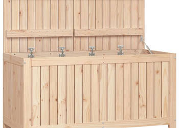 Skrzynia ogrodowa 121x55x64 cm lite drewno sosnowe WM-823843