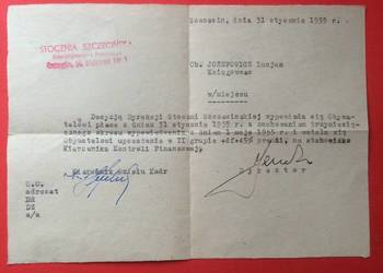 ( 1665 ) Pismo O Zmianie Uposażenia, Józefowicz