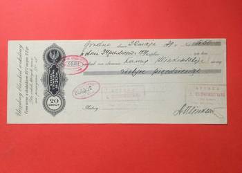 ( 1968 ) Weksel Wystawiony W Grodnie