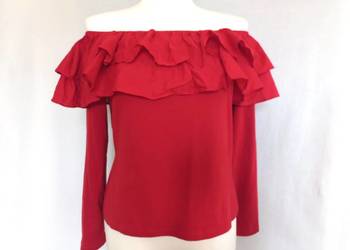 Bluzka czerwona Hiszpanka r. 40 H&M NOWA