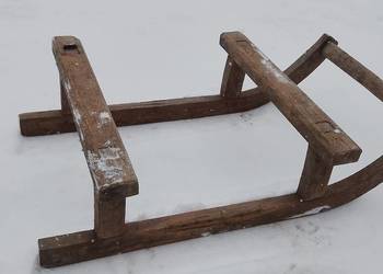 Stare sanie,sanki debowe