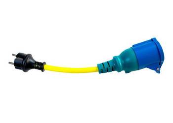 Adapter Cord 16A/250V Schuko/CEE
