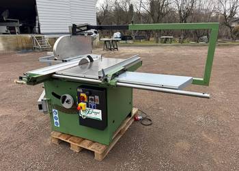 Piła formatowa Casadei z podcinakiem, piła z wózkiem, piła do drewna