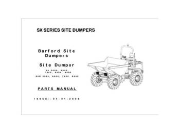 Barford SXR5000 SXR6000 SXR7000 SXR8000  katalog części zamiennych Barford SXR5000 SXR6000 SXR7000 SXR8000  katalog części zamiennych