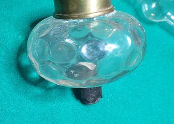 Mały zbiornik=druga pianinówka do lampy naftowej=wymiary na zdjęciach