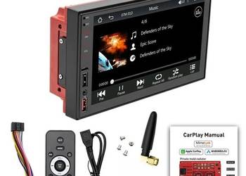 Radio 2din - Bezprzewodowy Carplay, AndroidAuto