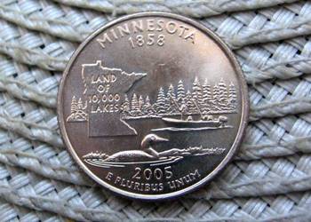 USA 25 Cent 2005r - D - Stany USA - Minnesota