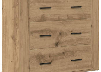 Szafka dąb artisian 80x33x70 cm materiał drewnopochodny WM-857086