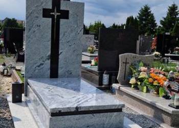 Nagrobek pojedynczy whiscount white ,szwed nr.2280 ŻARÓW