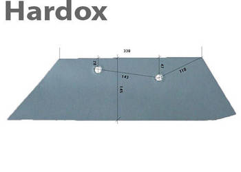 Lemiesz 16 cali 300ha! HARDOX 74607/P części do pługa OVERUM