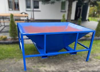 Kosz Zasypowy, workownica, lejek 1,6m3 GWARANCJA