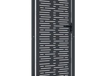 vidaXL Furtka ogrodowa, antracytowa, 100x175 cm, stal(SKU:153194)