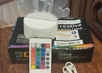 Lampka nocna z Jednorożcem