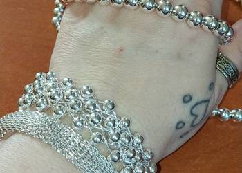 Zestaw biżuterii Srebro sztylingowe p.925 oraz stal nierdzewna S'Steel