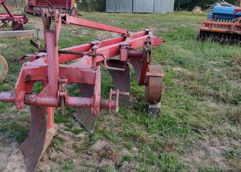 Pług czteroskibowy Agro-Masz, wysoka słupica, ładne, dowóz gratis