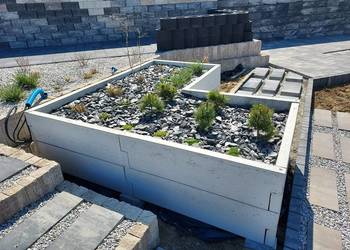 Skrzynie na warzywa betonowe warzywniak podwyższona grządka