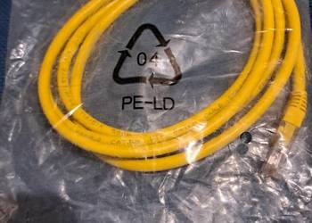 Kabel Ethernet LAN RJ45 – czarny  1.5 m - Nowy zapakowany Warszawa