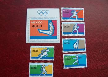 Meksyk 1984 MNH Mi. 1898/03 Sport Olimpiada Los Angeles 84 Meksyk 1984 MNH Mi. 1898/03 Sport Olimpiada Los Angeles 84