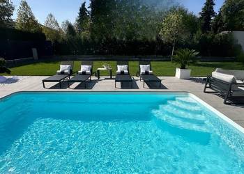 Basen ogrodowy poliestrowy ZESTAW 6,2x3,25x1,55m basen z laminatu