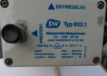 Czujnik Suchoobiegu-Braku wody- SYR typ 933.1