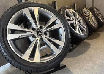 ZIMA 18 cali Mercedes w205 c klasa OEM felgi koła komplet z oponami 5x112 E