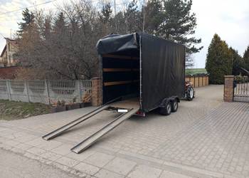 Przyczepa Laweta z Plandeką Pod Minikoparkę*DMC 2000KG*Zarejestrowana*