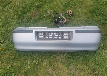Zderzak tylny tył Volkswagen Polo III lift 6N2 99-01 srebrny