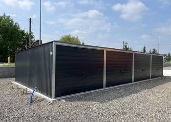 Garaż blaszany 12x5 Wzmocniony PROFILAMI. Producent SZYBKA REALIZACJA