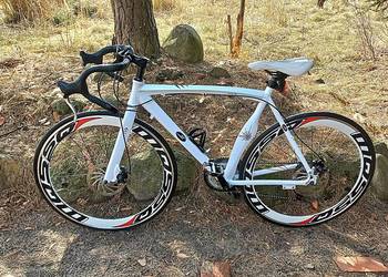 Alu Rower Szosowy Kolarka Gravel Mqssq WiFi 2x7 Shimano Tarcze 28