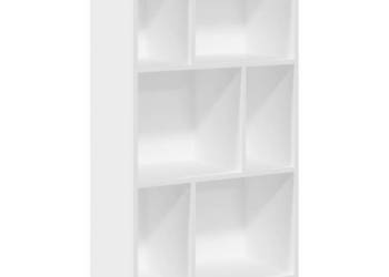 Regał biały 57x285x1075 cm materiał drewnopochodny WM-848003