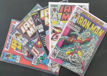 Iron Man - 5 oryginalnych komiksów Marvel USA 1979-1989 Iron Man - 5 oryginalnych komiksów Marvel USA 1979-1989
