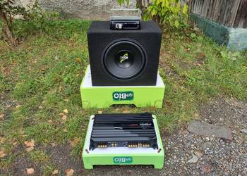 Tuba Subwoofer Skrzynia Basowa CANTON RS120 Wzmacniacz Sony X-PLOD 1000W
