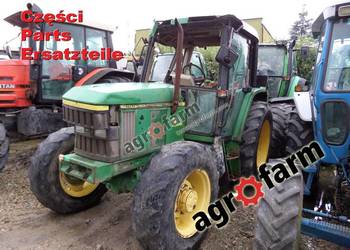John Deere 6110, części, silnik, skrzynia biegów