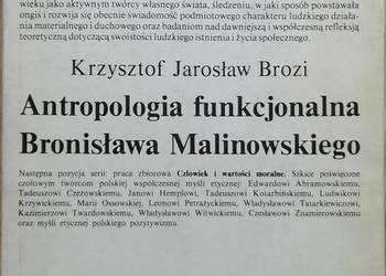 Antropologia funkcjonalna Bronisława Malinowskiego - Krzysztof Jarosław Bro