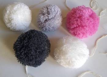 Pompon Pompony Zestaw 5 sztuk
