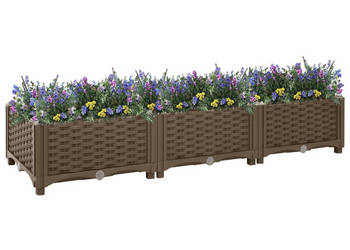 Donica do podniesionej rabaty 120x40x23 cm polipropylen WM-316513