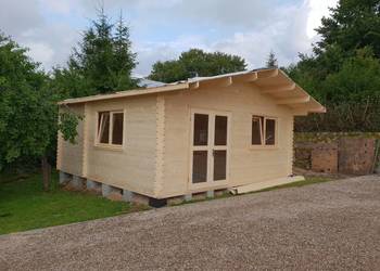 Drewniany domek letniskowy Majka 6x6 32 m²