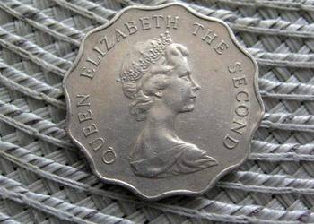 Hong Kong Brytyjski 2 Dolary 1982r