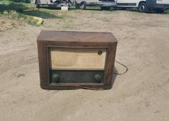 Radio z lat 70 vintage barek drewno retro prl komoda
