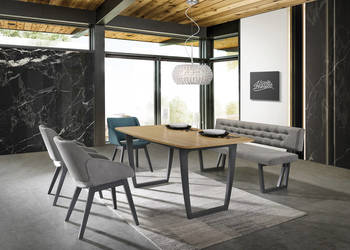 Stół Loftowy QUADRO Dąb okleina