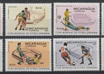 NIKARAGUA - MŚ HISZPANIA MUNDIAL PIŁKA - 1981 - CZYSTE **