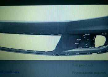 ZDERZAK PRZEDNI - VW TIGUAN 04/11-