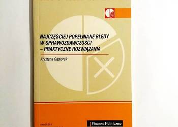 Najczęściej popełniane błędy w sprawozdawczości - praktyczne