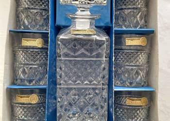 Karafka zestaw do whisky Bohemia
