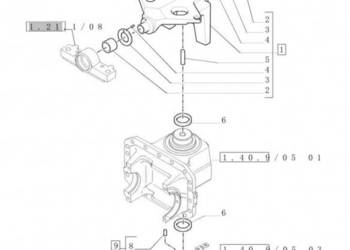 New Holland T6010 Wspornik 87653143