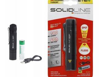 Mocna Latarka LED Ledlenser Solidline ST6R Black 900 lm mała